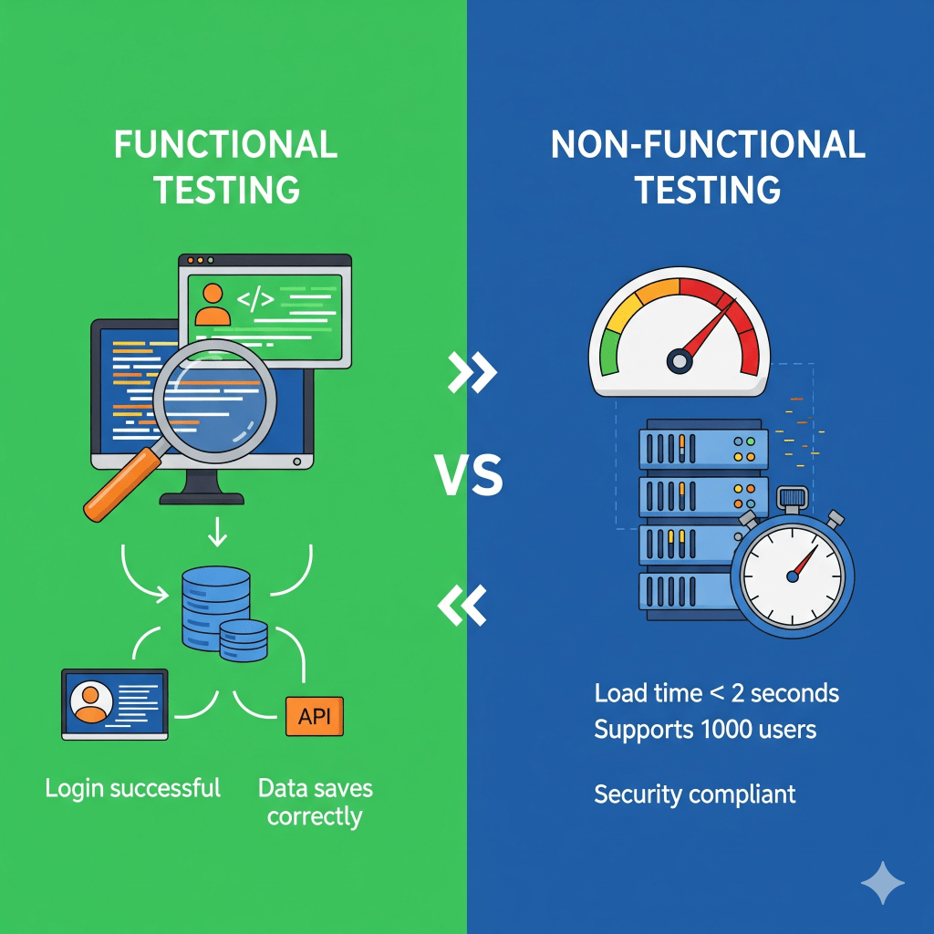 Functional vs Non functional testing